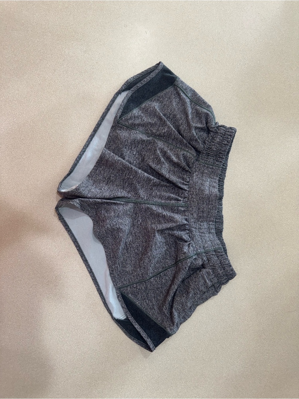 Lululemon Dark Gray Women's Hotty Hot Lined Shorts 2.5”